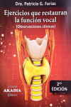 Ejercicios que Restauran la Función Vocal. Observaciones Clínicas | 9789875704336 | Portada