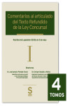 Comentarios al articulado del Texto Refundido de la Ley Concursal. 4 tomos | 9788418247750 | Portada