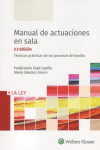 Manual de actuaciones en sala 2020. Técnicas prácticas de los procesos de familia | 9788490209783 | Portada