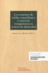 Los contratos de crédito inmobiliario: control de transparencia vs control de abusividad. | 9788413450681 | Portada