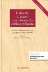 El derecho al acceso a la información pública en España 2020 | 9788413093062 | Portada