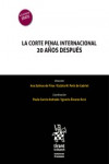La Corte Penal Internacional 20 Años Después | 9788413554280 | Portada