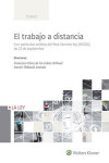 El trabajo a distancia. Con particular análisis del Real Decreto-ley 28/2020, de 22 de septiembre | 9788418662201 | Portada