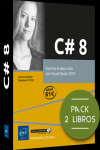 C# 8 - Pack 2 libros - Domine el desarrollo con Visual Studio 2019 | 9782409030413 | Portada