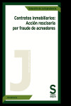 Contratos inmobiliarios: Acción rescisoria por fraude de acreedores | 9788413880365 | Portada