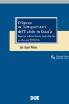 ORÍGENES DE LA MAGISTRATURA DEL TRABAJO EN ESPAÑA | 9788434027299 | Portada