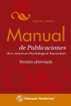 Manual de publicaciones de la American Psychological Association. Versión abreviada | 9786074480597 | Portada