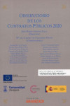 Observatorio de los contratos públicos 2020 | 9788413910352 | Portada