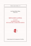 Sintaxis latina | 9788400108250 | Portada