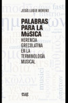 Palabras para la música | 9788433868251 | Portada