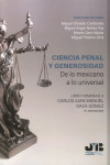 Ciencia penal y generosidad. De lo mexicano a lo universal | 9788412435788 | Portada