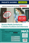 Paquete Ahorro + TEST ONLINE Técnico Medio Sanitario en Cuidados Auxiliares de Enfermería Servicio Madrileño de Salud (SERMAS) | 9788414252765 | Portada