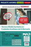 Paquete Ahorro + TEST PAPEL Técnico Medio Sanitario en Cuidados Auxiliares de Enfermería Servicio Madrileño de Salud (SERMAS) | 9788414252772 | Portada