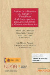 Análisis de la directiva UE 2019/1937 Whistleblower desde las perspectivas penal, procesal, y administrativo-financiera | 9788413909998 | Portada