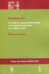 Modelo de responsabilidad laboral en los grupos de empresas: una anatomía crítica . Premio Tesis Doctoral AEDTSS 2021 | 9788418433146 | Portada