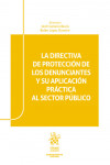 La directiva de protección de los denunciantes y su aplicación práctica al sector público | 9788411136921 | Portada