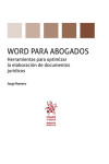 Word para abogados. Herramientas para optimizar la elaboración de documentos jurídicos | 9788411137676 | Portada