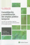 Consolidación y estabilización del empleo público temporal | 9788470528989 | Portada