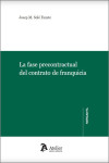 La fase precontractual del contrato de franquicia | 9788418244902 | Portada