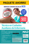 Paquete Ahorro + TEST online Técnico en Cuidados Auxiliares de Enfermería Servicio Canario de Salud | 9788414256138 | Portada