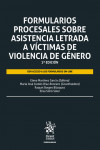 Formularios procesales sobre asistencia letrada a víctimas de violencia de género 2022 | 9788411302913 | Portada