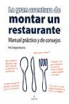 La gran aventura de montar un restaurante | 9788496710061 | Portada