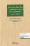 Estudios de derecho contractual europeo: nuevos problemas, nuevas reglas | 9788413454658 | Portada