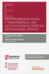 Responsabilidad social y transparencia. Una lectura desde el derecho internacional privado | 9788413916217 | Portada