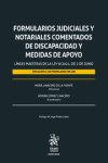 Formularios judiciales y notariales comentados de discapacidad y medidas de apoyo | 9788411305105 | Portada