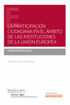 Participación ciudadana en el ámbito de las instituciones de la Unión Europea | 9788411245876 | Portada