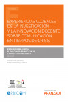 Experiencias globales de la investigación y la innovación docente sobre comunicación en tiempos de crisis | 9788411249515 | Portada