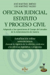 Oficina judicial, estatuto y proceso civil | 9788430986460 | Portada