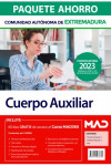 Paquete Ahorro Cuerpo Auxiliar de la Administración Comunidad Autónoma de Extremadura | 9788414266670 | Portada