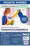 Paquete Ahorro Camarero/a-Limpiador/a (Personal Laboral Grupo V) Comunidad Autónoma de Extremadura | 9788414266281 | Portada