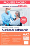 Paquete Ahorro Auxiliar de Enfermería (Personal Laboral Grupo 2) Comunidad Autónoma de Cantabria | 9788414266144 | Portada