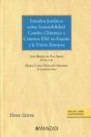 Estudios jurídicos sobre sostenibilidad: cambio climático y criterios ESG en España y la Unión Europea | 9788411248808 | Portada