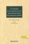 Actividad de los asesores de voto ( proxy advisors) desde una perspectiva jurídica | 9788411621830 | Portada