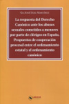 La respuesta del derecho canónico ante los abusos sexuales cometidos a menores por parte de clérigos en España | 9788419145543 | Portada