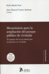 Mecanismos para la ampliación del parque público de vivienda | 9788419773159 | Portada