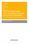 Del centralismo a la generalización de las autonomías | 9788411633512 | Portada