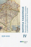 Notitia Vasconiae IV 1936-2022. Diccionario de historiadores, juristas y pensadores de Vasconia | 9788413816418 | Portada