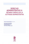 Derecho Administrativo II: Régimen Jurídico de la actividad Administrativa | 9788411693783 | Portada