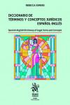 Diccionario de términos y conceptos jurídicos español-inglés. Spanish-English Dictionary of Legal Terms and Concepts | 9788411974462 | Portada