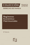 Regímenes Económico-Matrimoniales | 9788419896353 | Portada
