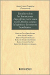 Estudios sobre las limitaciones dispositivas mortis causa en el derecho común: la legítima y las reservas hereditarias | 9788411638364 | Portada