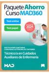 Paquete Ahorro Curso MAD360 + Test ONLINE Técnico/a en Cuidados Auxiliares de Enfermería Instituciones Sanitarias de la Comunidad Autónoma de Cantabria | 9788414278819 | Portada