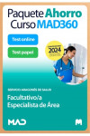 Paquete Ahorro Curso MAD360 + Test PAPEL y ONLINE Facultativo/a Especialista de Área del Servicio Aragonés de Salud | 9788414279274 | Portada