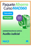 Paquete Ahorro Curso MAD360 + Test PAPEL y ONLINE Cuerpo de Auxilio Judicial Administración de Justicia | 9788414279656 | Portada