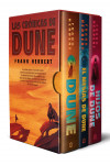 Trilogía Dune, edición de lujo (estuche con: Dune - El mesías de Dune - Hijos de Dune) | 9788466367943 | Portada