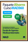 Paquete Ahorro Curso MAD360 + Test PAPEL y ONLINE Escala de Agentes Medioambientales Organismos Autónomos del Ministerio de Medio Ambiente | 9788414280584 | Portada